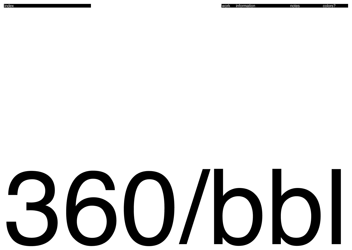 360bbl project preview